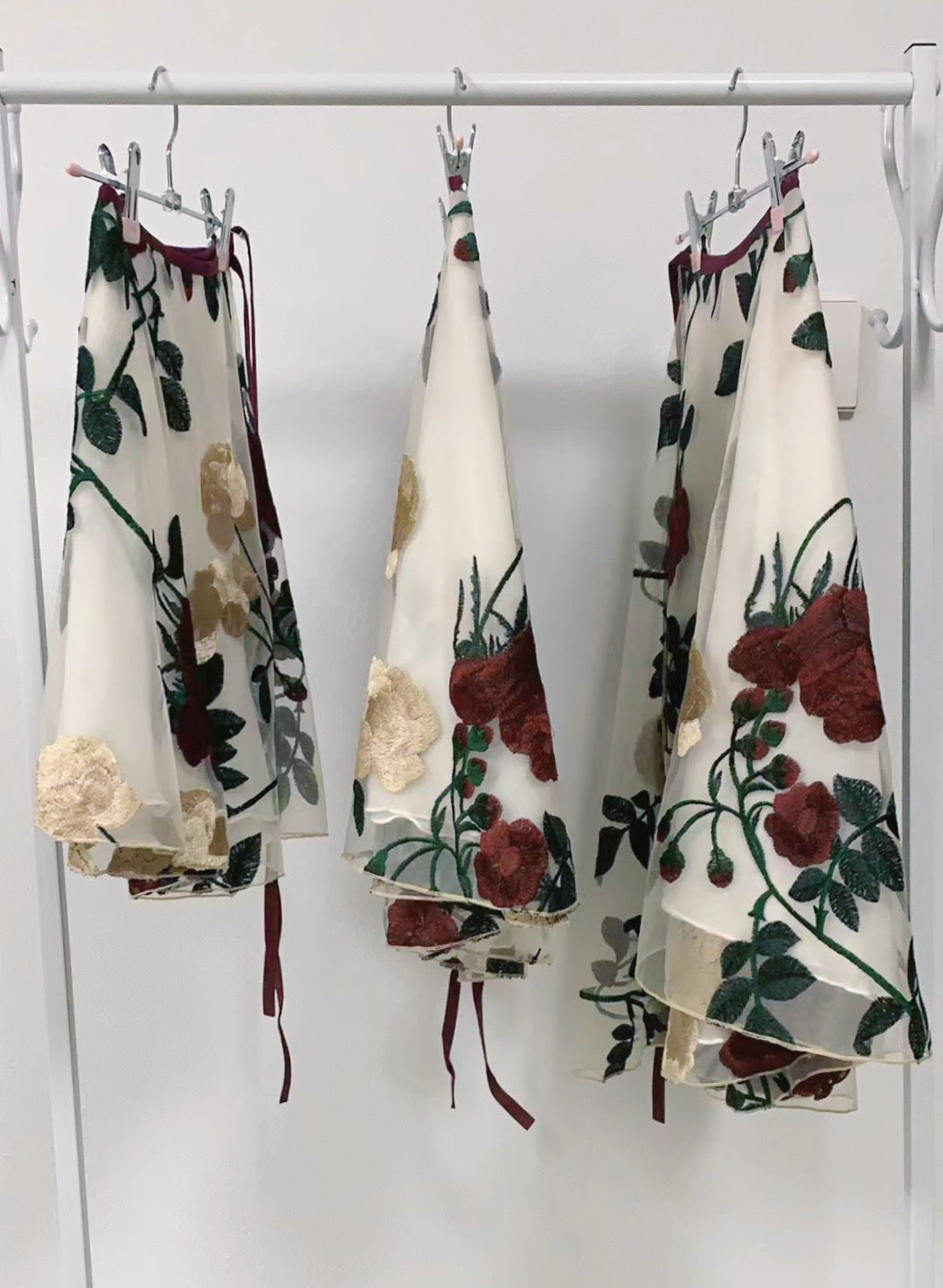Rosé Almond Color Eleanor Ballet Skirt handmade ballet wrap skirt