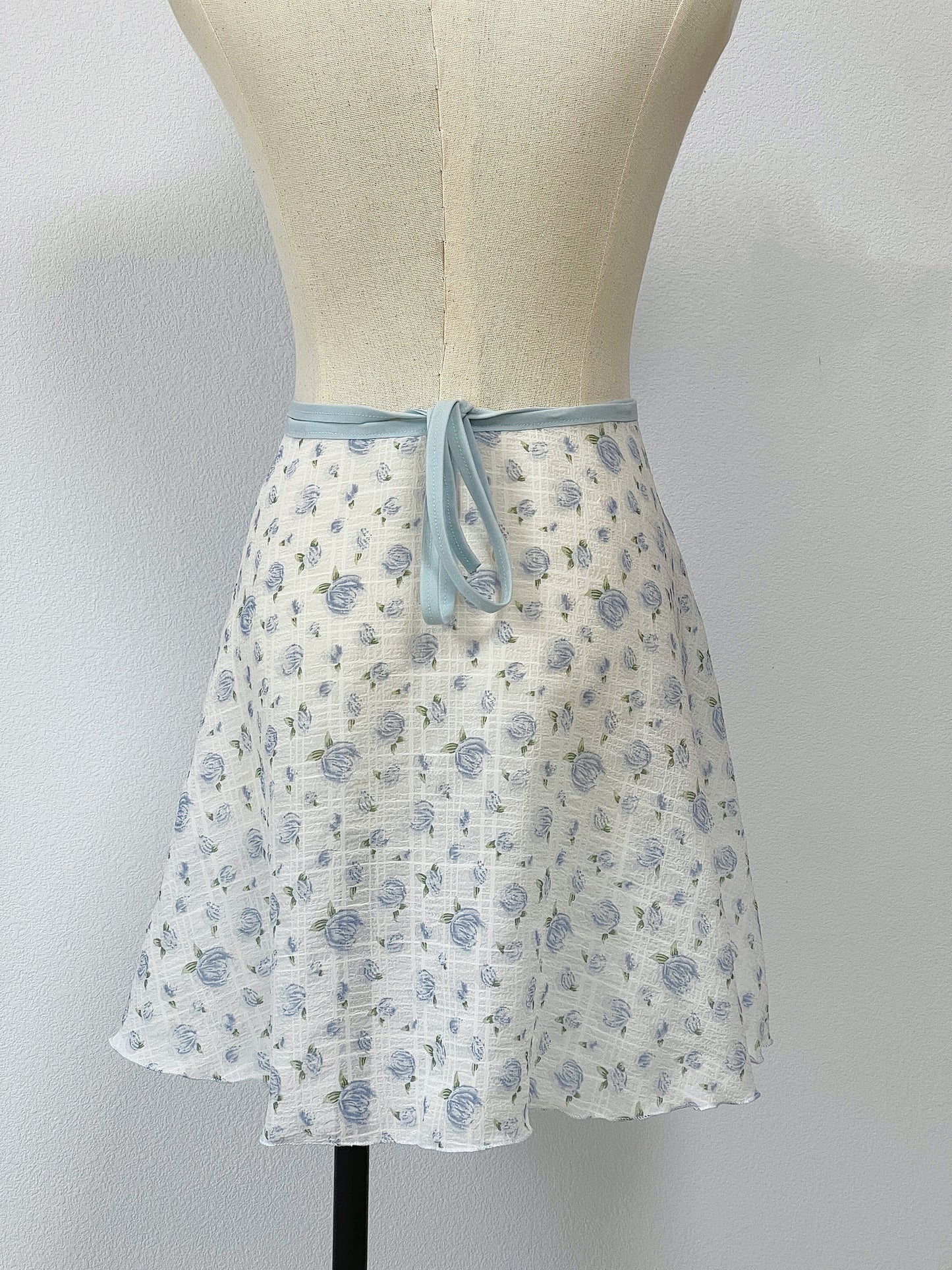 Blue Bloom Eleanor’s handmade ballet wrap skirt EleanorJen Etsy