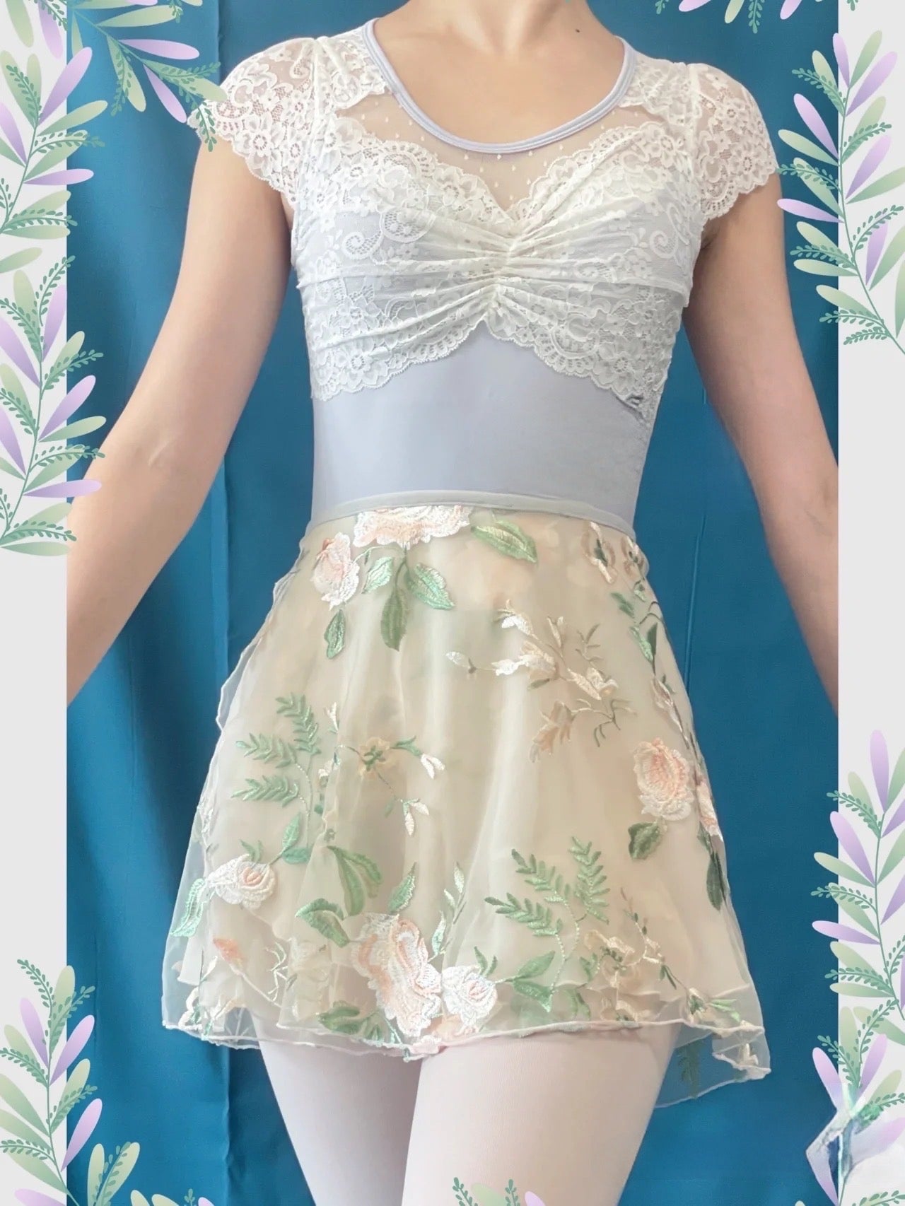 Le Réveil de Flore Eleanor Ballet Skirt handmade ballet wrap skirt