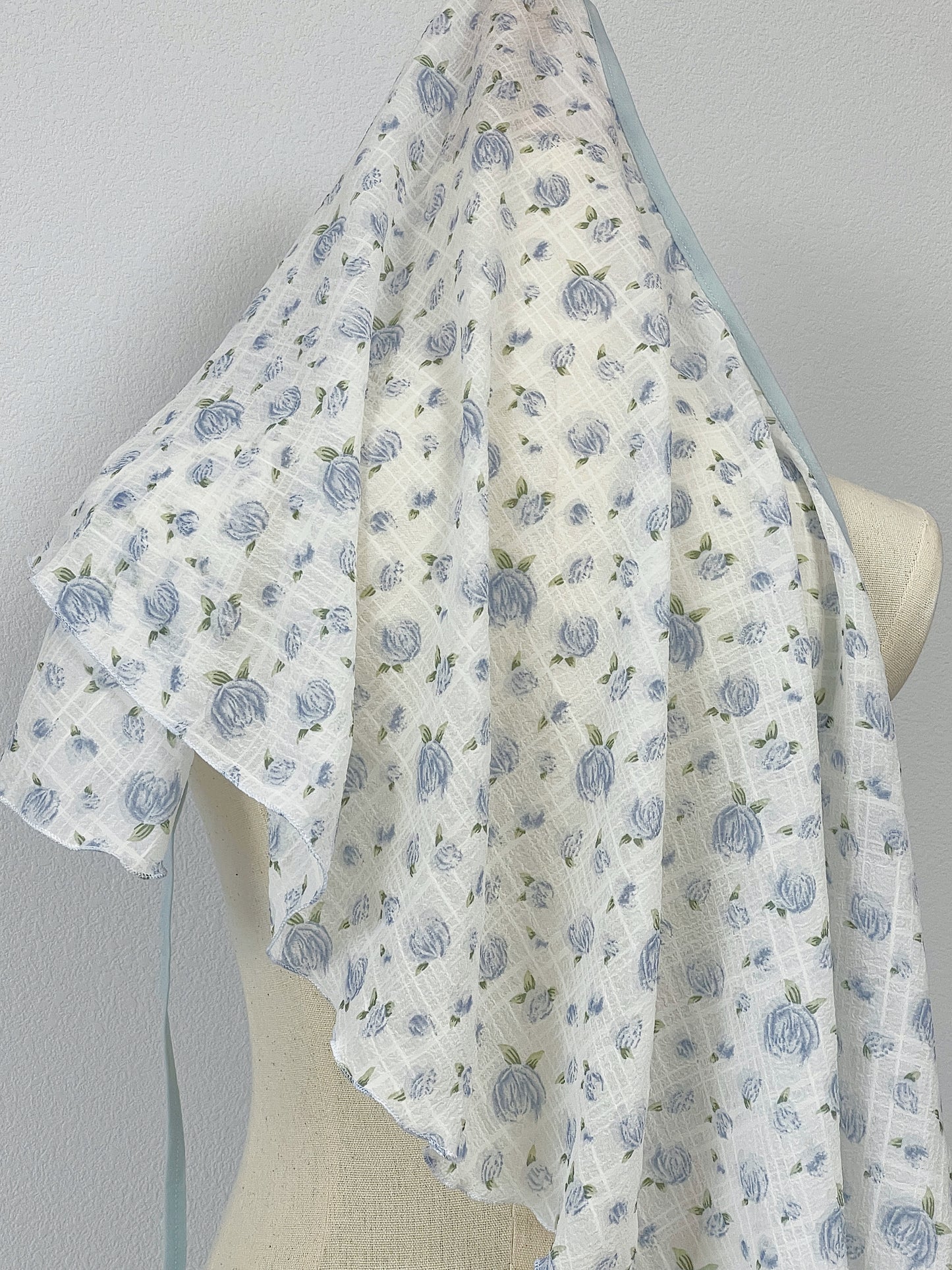 Blue Bloom Eleanor’s handmade ballet wrap skirt EleanorJen Etsy