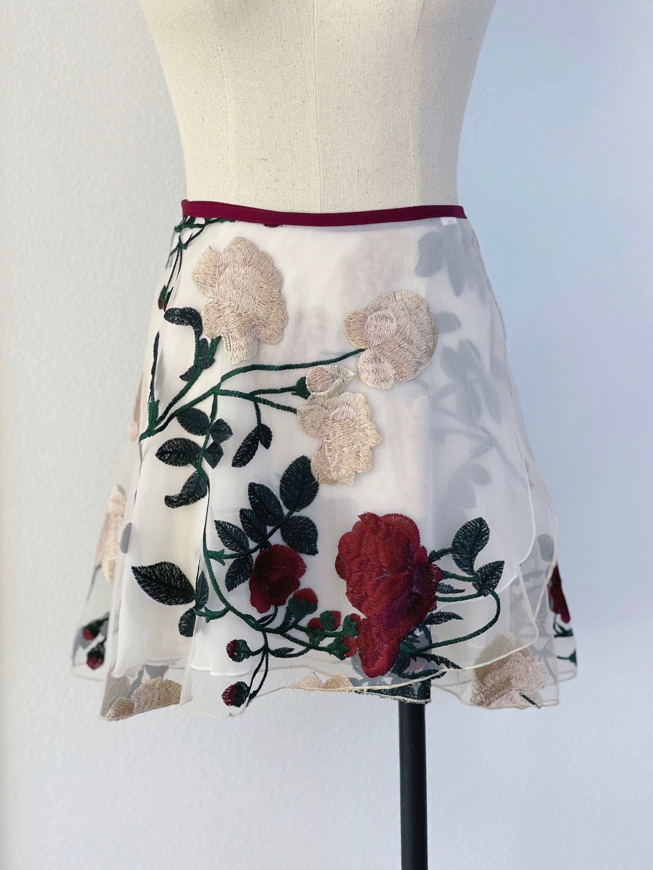 Rosé Almond Color Eleanor Ballet Skirt handmade ballet wrap skirt