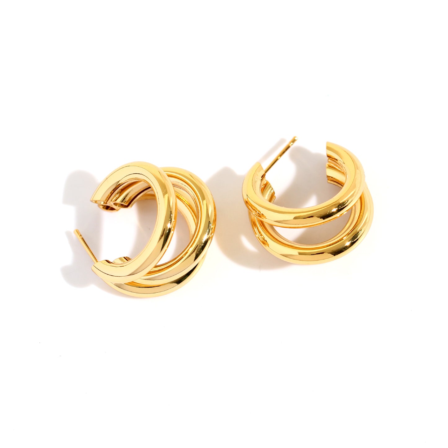 Multi Tube Hoop Earrings