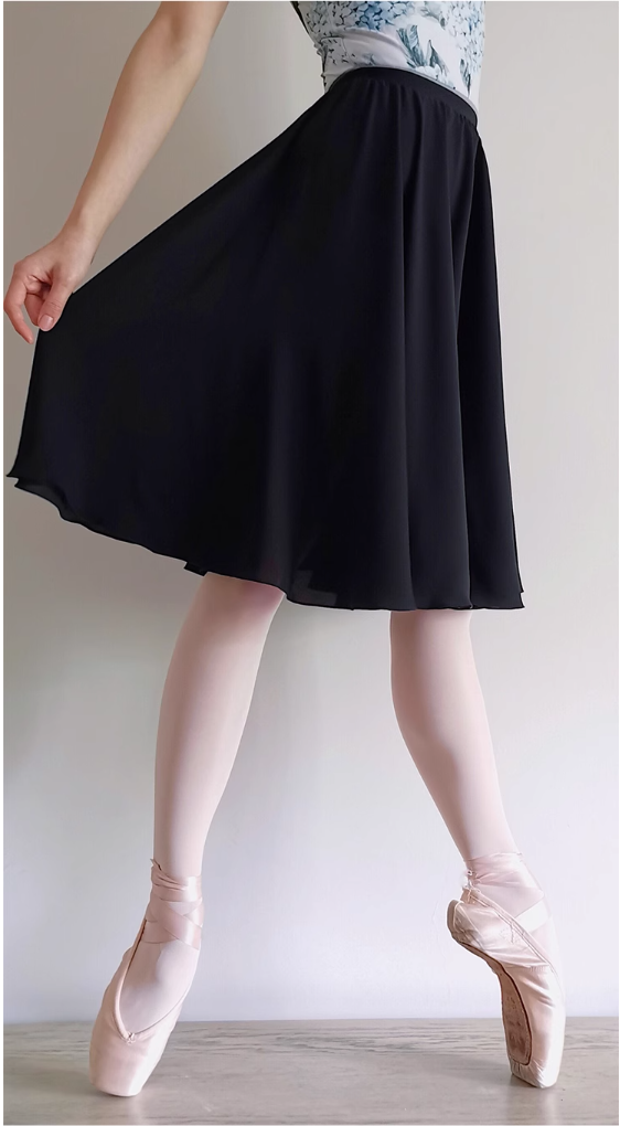 360 Degree Chiffon Ballet Skirt - 4 colors