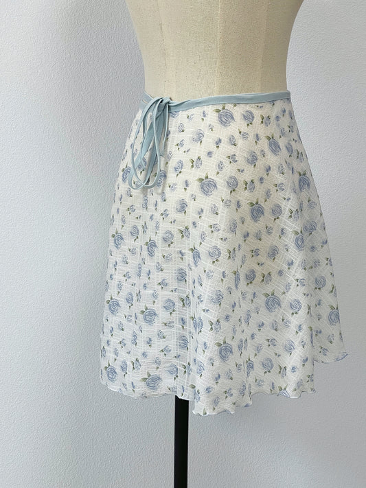 Blue Bloom Eleanor’s handmade ballet wrap skirt EleanorJen Etsy