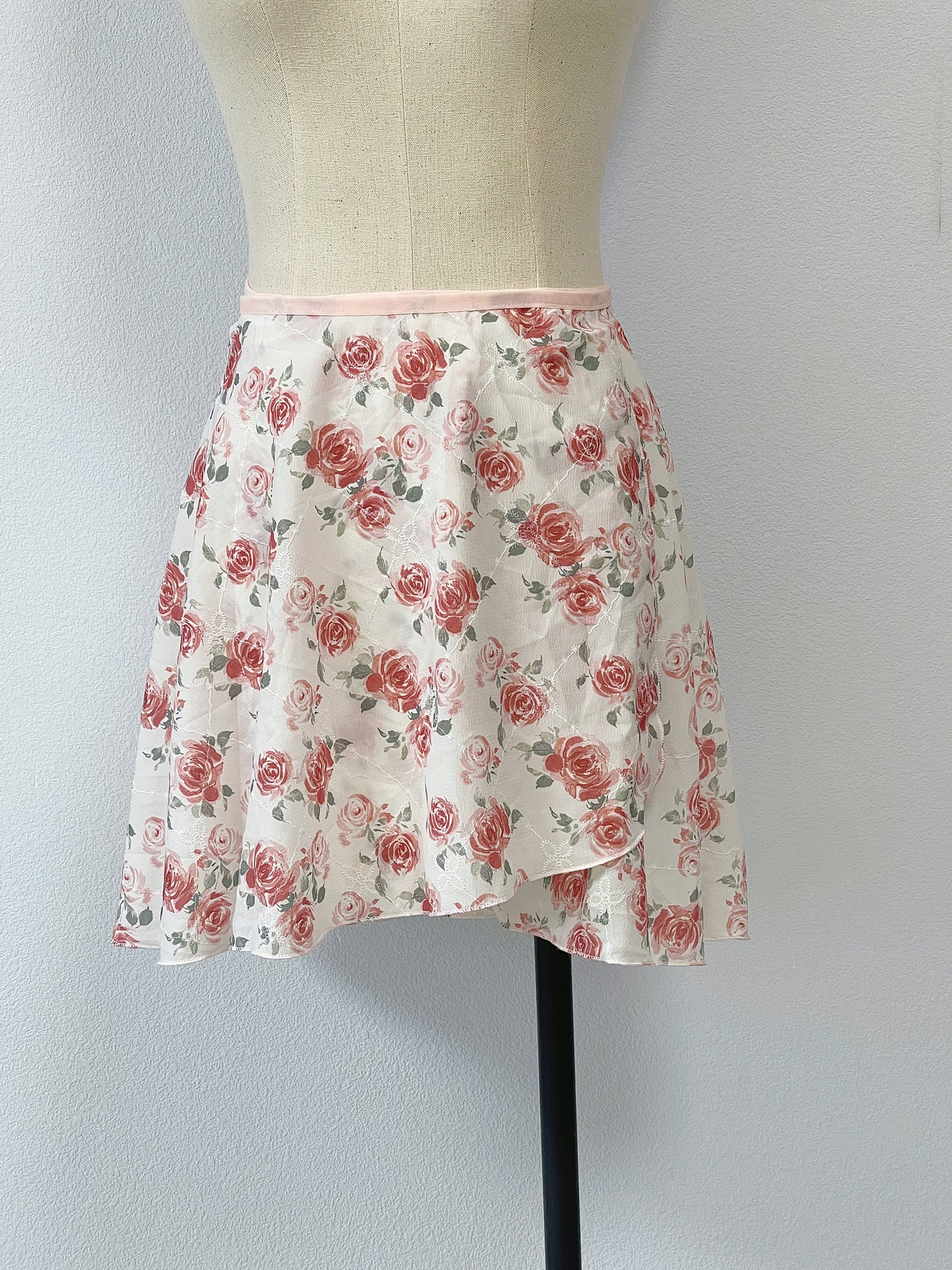 Strawberry Eleanor’s handmade ballet wrap skirt EleanorJen Etsy