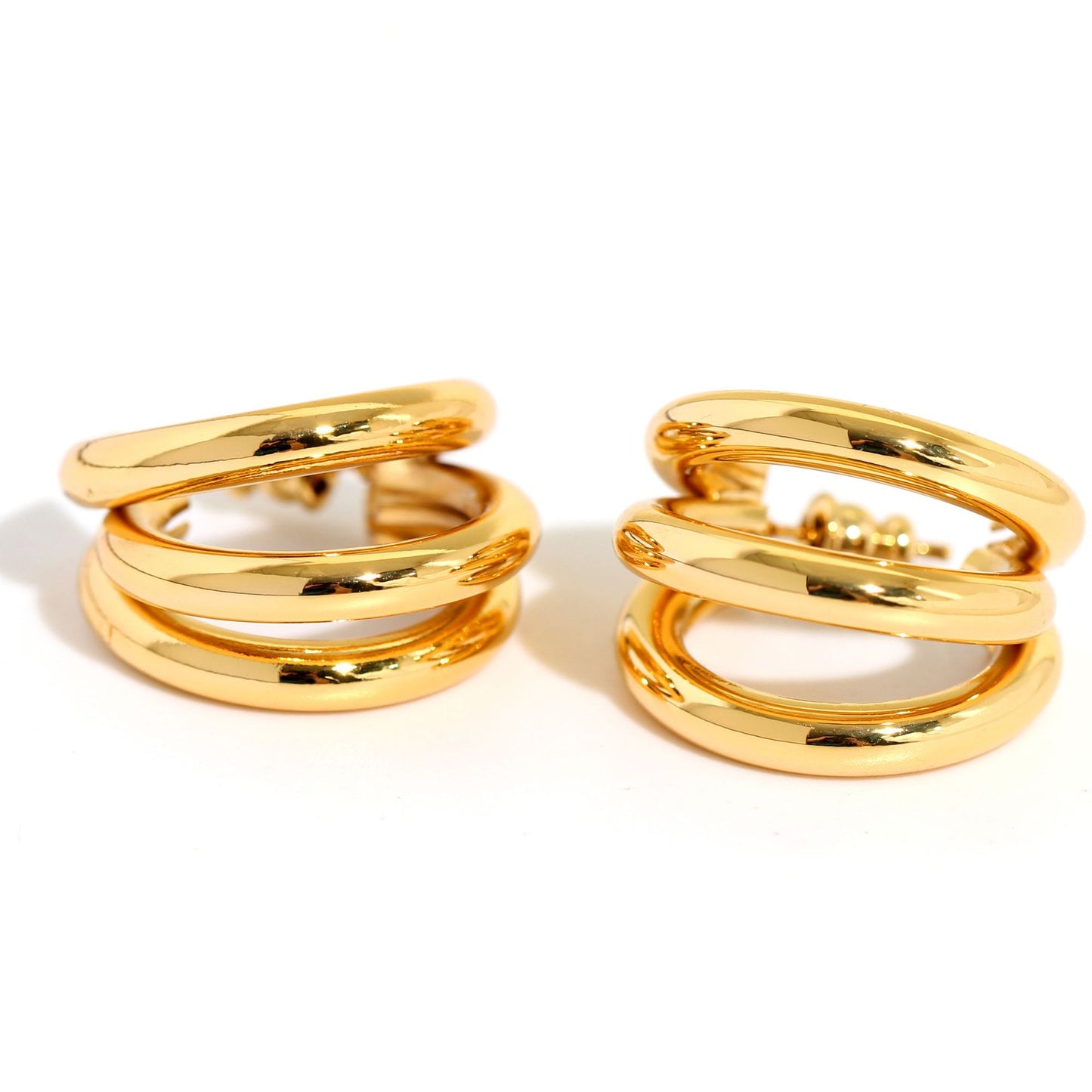 Multi Tube Hoop Earrings