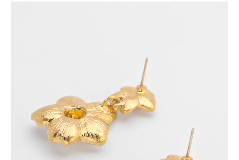 Enamel Cloisonné Vintage Earrings