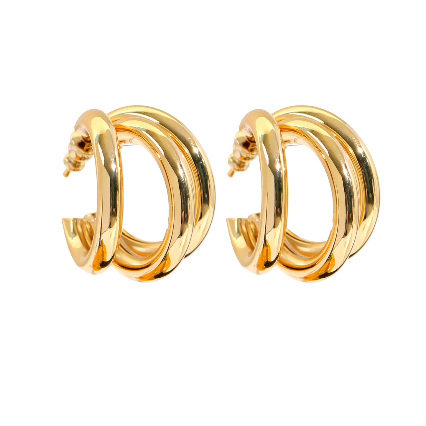 Multi Tube Hoop Earrings